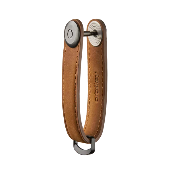 Orbitkey - Crazy-Horse Key Organiser - Chestnut Brown - Image 3