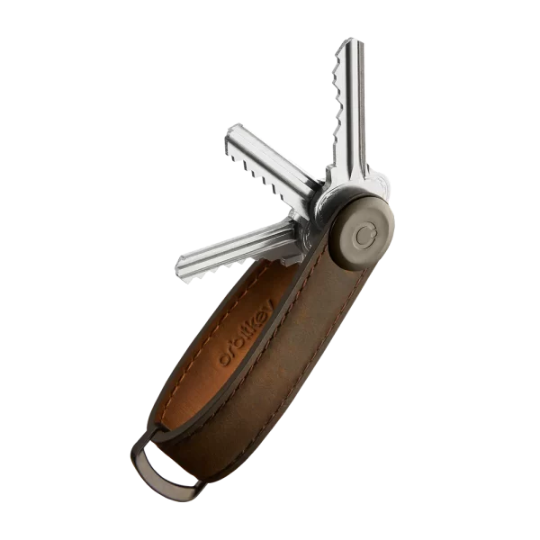 Orbitkey - Crazy-Horse Key Organiser - Oak Brown - Image 2