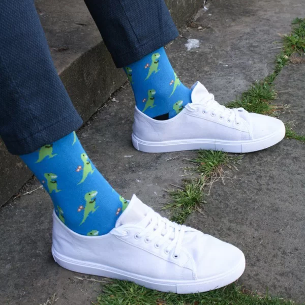 Swole Panda Bamboo Socks - T-Rex - Image 2