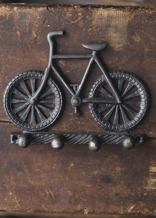 Cast Iron Wall Mounted Bicycle Key Hooks