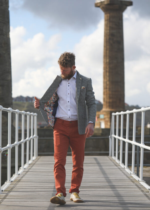 Sunwill - Fitted Chino - Pumpkin Orange - Image 6