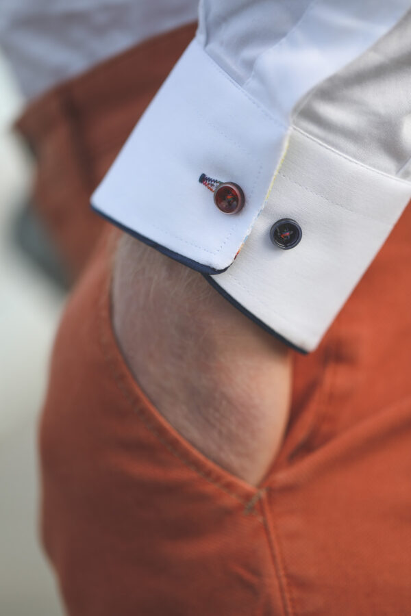 Sunwill - Fitted Chino - Pumpkin Orange - Image 8