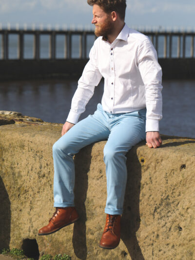 Sunwill - Fitted Chino - Blue