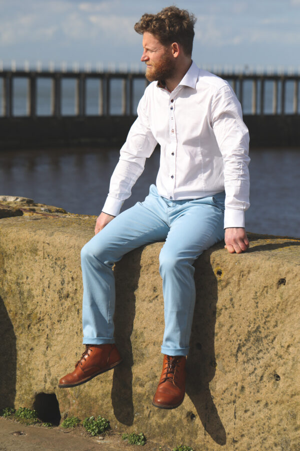 Sunwill - Fitted Chino - Blue