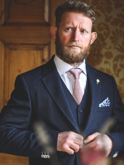 Guide London - Navy Contrast Stitch Jacket