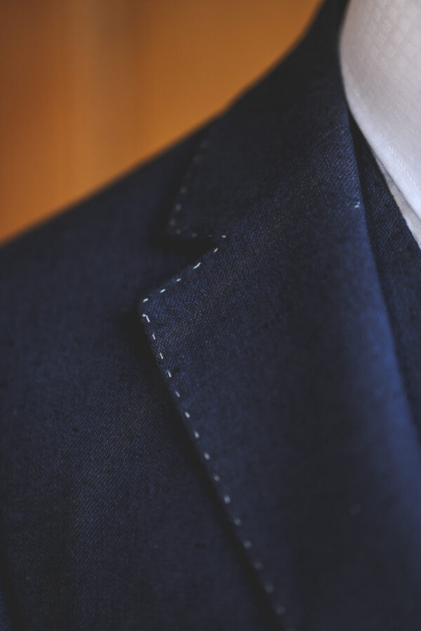 Guide London - Navy Contrast Stitch Jacket - Image 2