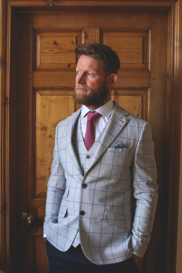 Guide London - Grey Check Jacket - Image 7