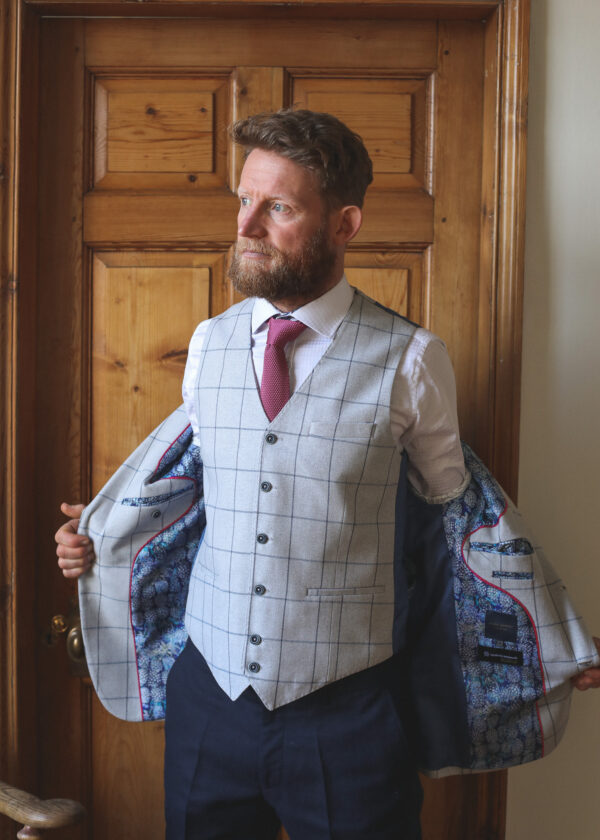 Guide London - Grey Check Jacket - Image 8