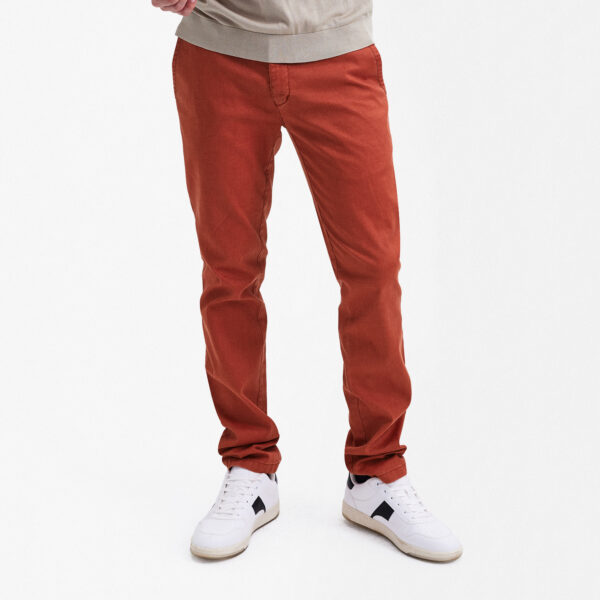Sunwill - Fitted Chino - Pumpkin Orange - Image 3