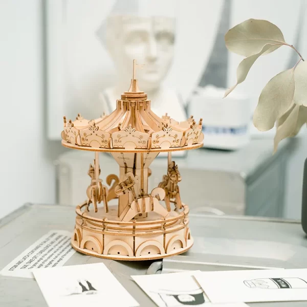 Rolife Wooden Model Kit - Merry Go Round
