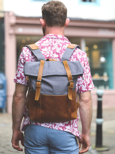 Kovered - Witham Canvas Backpack - Blue
