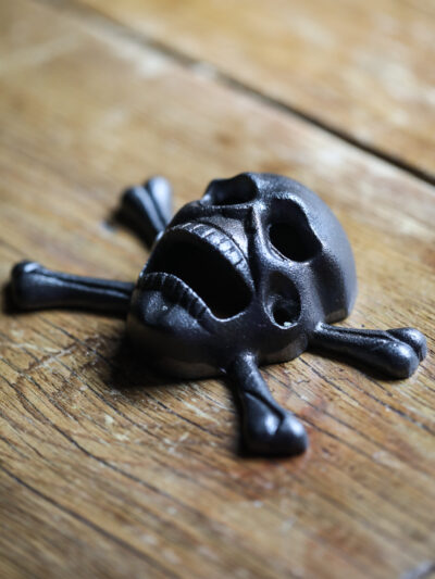 Cast Iron Wall Mounted Skull Bottle Opener