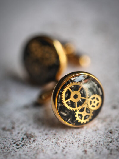 Unique & Co Cufflinks - Gold Cogs