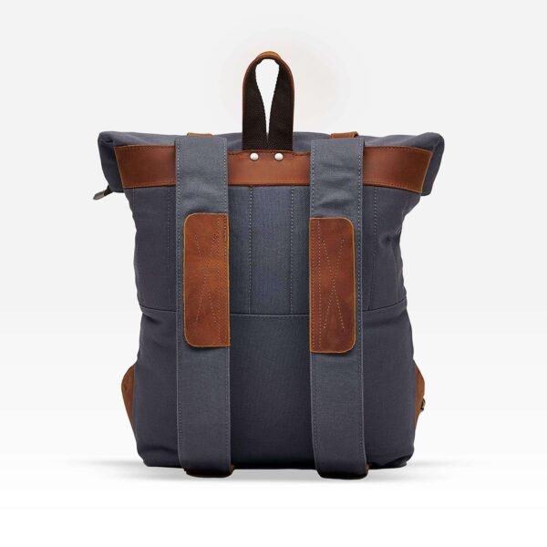 Kovered - Witham Canvas Backpack - Blue - Image 6