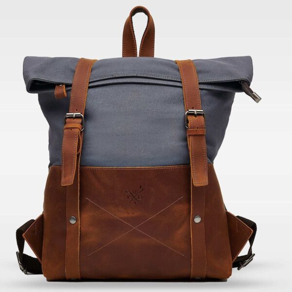 Kovered - Witham Canvas Backpack - Blue - Image 2