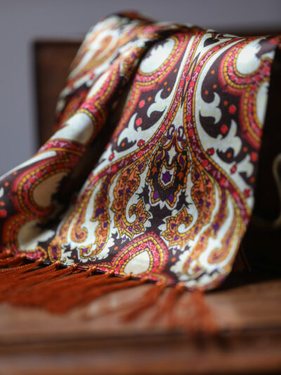 Tootal Silk Scarf - Apricot