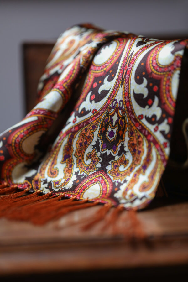 Tootal Silk Scarf - Apricot