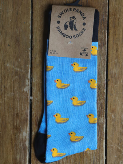 Swole Panda Bamboo Socks - Duck