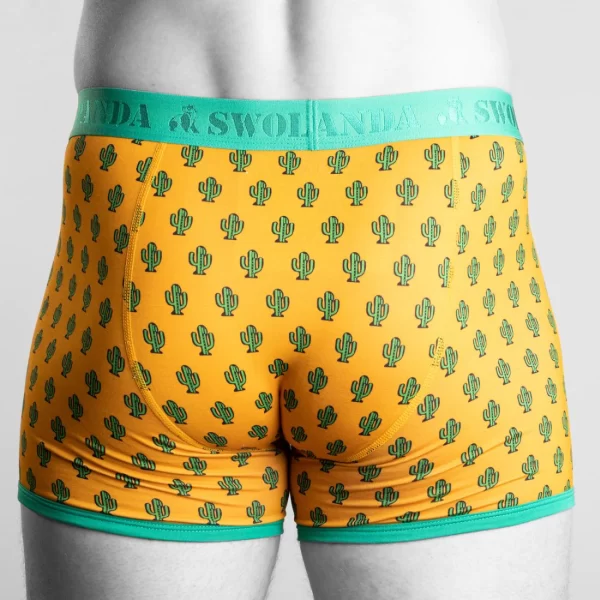 Swole Panda Bamboo Boxers - Cactus - Image 3