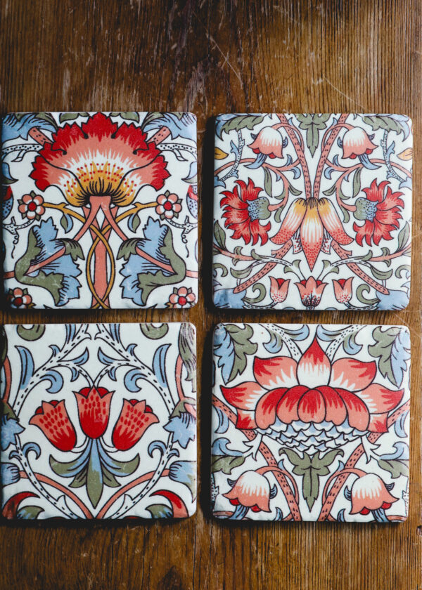 Lotus Flower Coasters - Set of 4