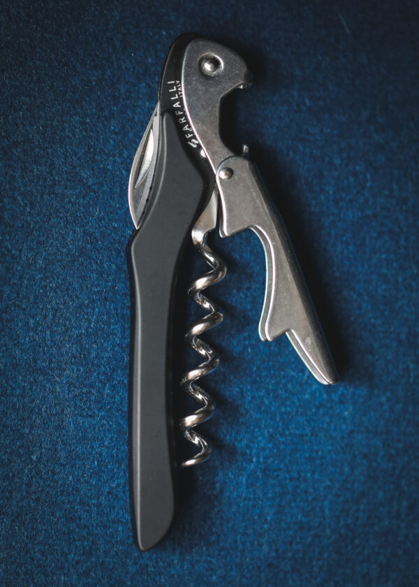 Farfalli Aluminium Corkscrew - Black