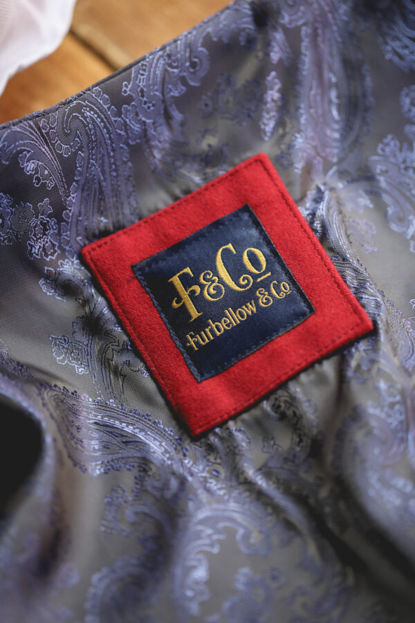 Yorkshire Made Moleskin Waistcoat - Maroon - Image 3