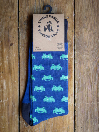 Swole Panda Bamboo Socks - Alien