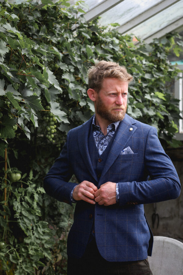 Guide London - Blue Check Jacket - Image 5
