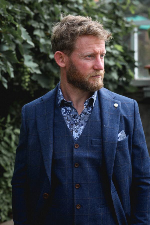 Guide London - Blue Check Jacket - Image 6