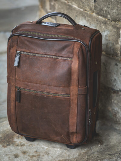 Ashwood Leather - Oily Brown Cabin Trolley