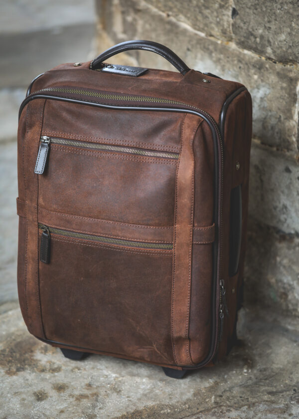 Ashwood Leather - Oily Brown Cabin Trolley