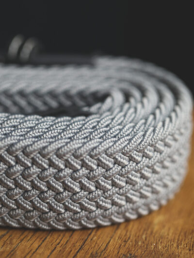 Swole Panda - Recycled Woven Belt - Grey