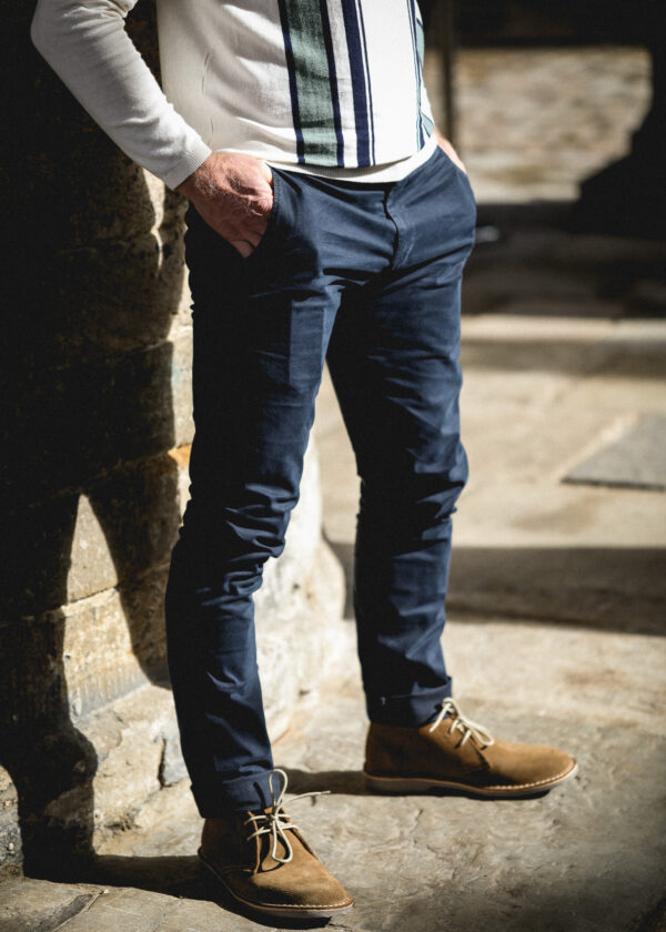 Sunwill Fitted Chinos - Navy - Image 2