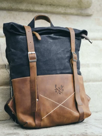 Kovered - Thames Canvas Backpack - Black