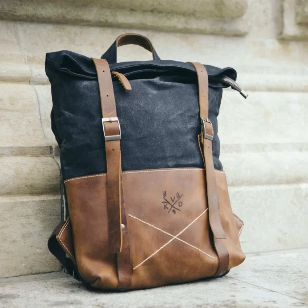 Kovered - Thames Canvas Backpack - Black