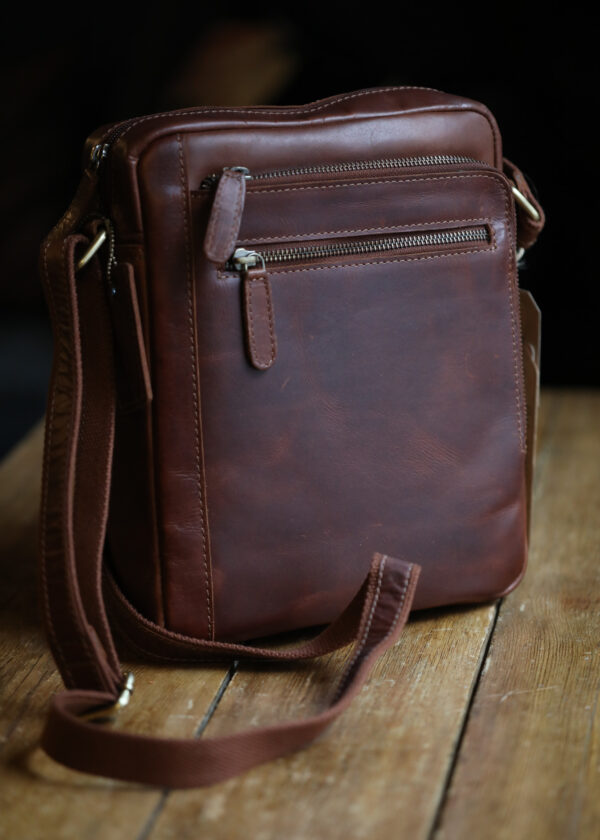 Ashwood Leather - Chestnut K42 Cross Body Bag