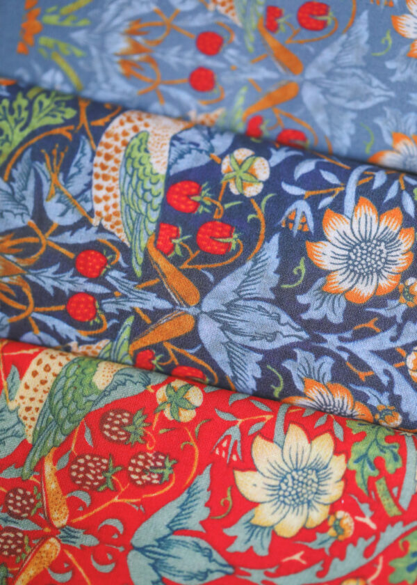 William Morris Strawberry Thief Handkerchiefs - Set of Three - Image 2