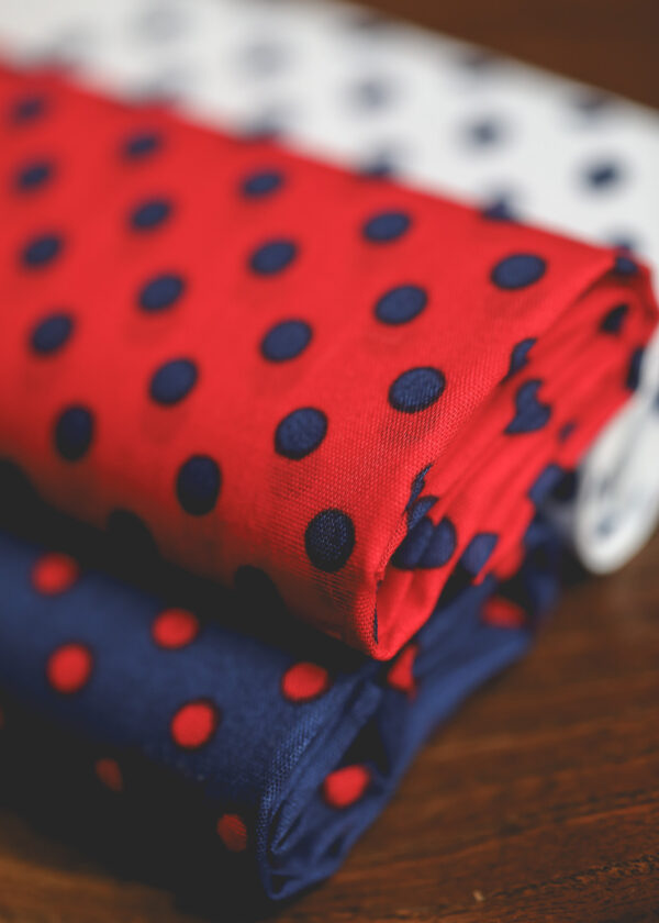 Polka Dot Handkerchiefs - Set of Three
