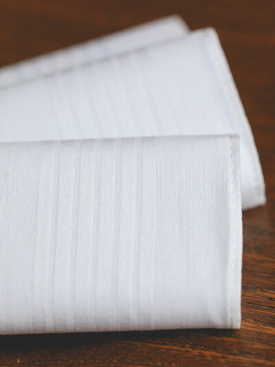 White Handkerchiefs - Set of Three
