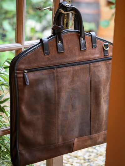 Ashwood Leather - Oily Brown Curtis Suit Carrier