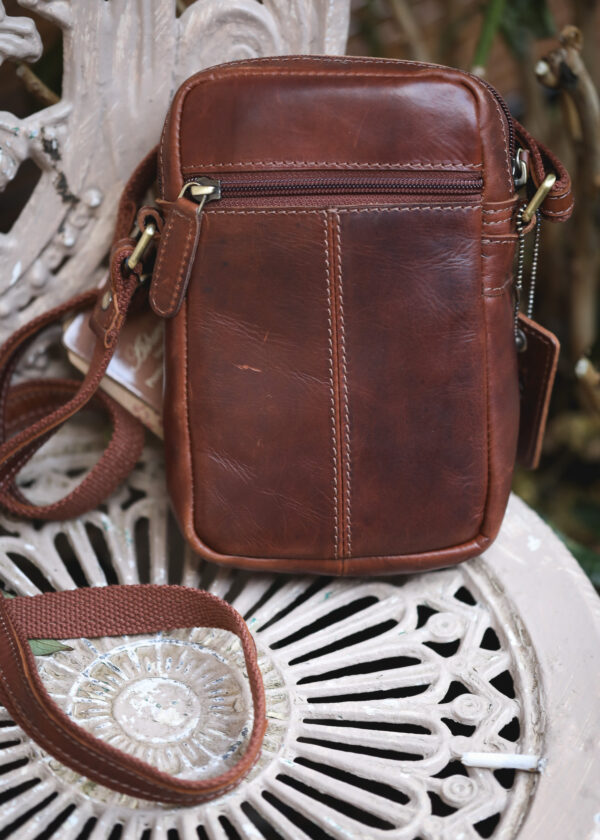 Ashwood Leather - Chestnut k41 Cross Body Bag