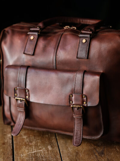 Ashwood Leather - Rust  7997 Weekend Holdall