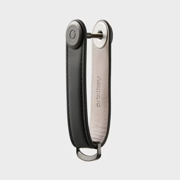 Orbitkey - Leather Key Organiser - Black/Black - Image 3