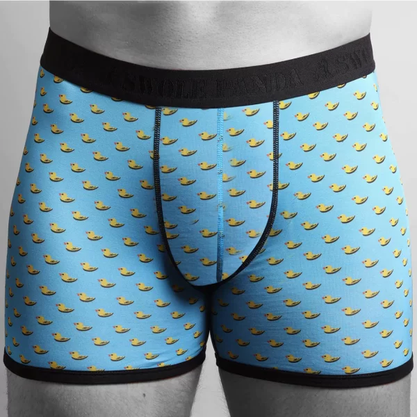 Swole Panda Bamboo Boxers - Rubber Duck