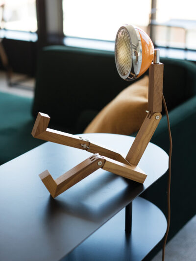 Mr. Wattson Original Table Lamp - Mclaren Orange