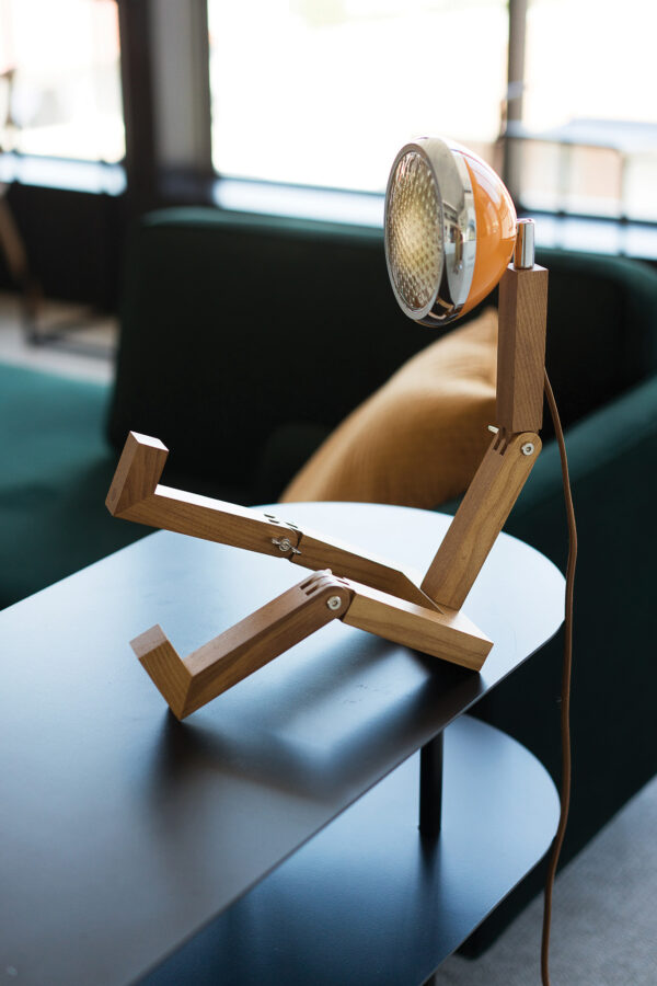 Mr. Wattson Original Table Lamp - Mclaren Orange