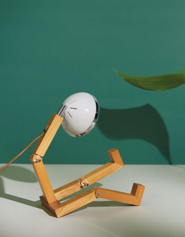 Mr. Wattson® Original Table Lamp - Vintage White