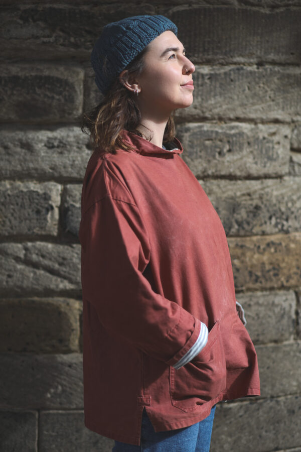 Berties of Bay - Boat Neck Smock - Red - Image 2