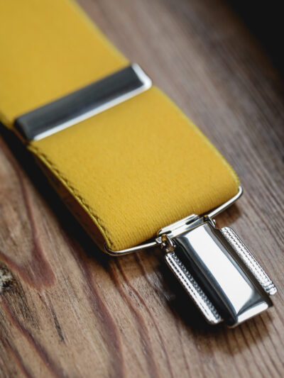 Feathered Clip Braces -35mm Gold