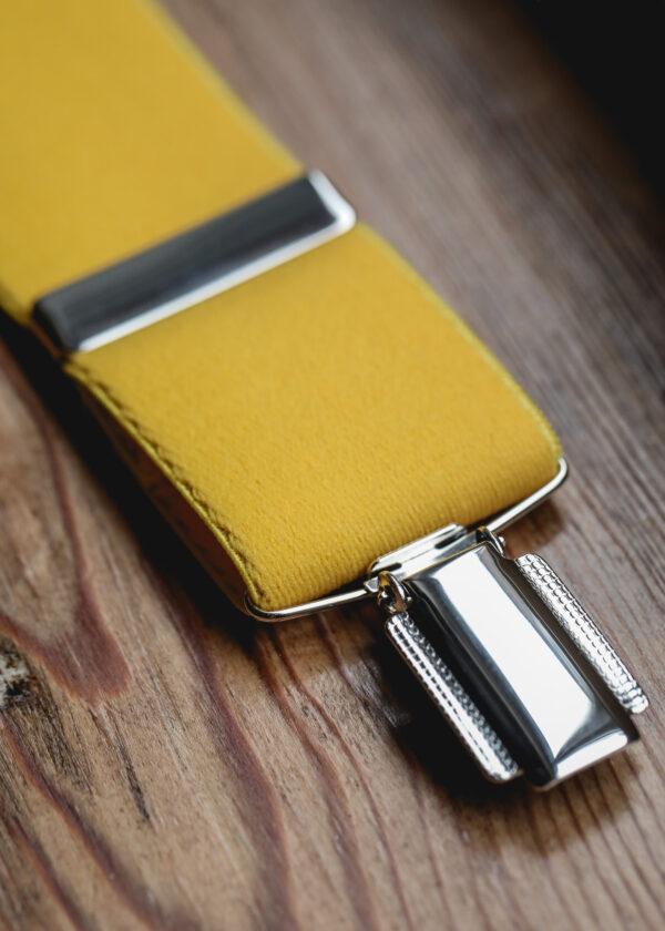 Feathered Clip Braces -35mm Gold